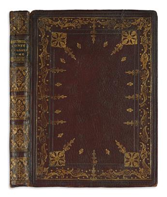 DURANTI, DURANTE, Count. Rime . . . Seconda Edizione.  1755.  Inscribed by the author.